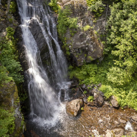 ALBEPIERRE : cascade des Vergnes