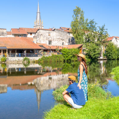 Aurillac bords de la Jordanne