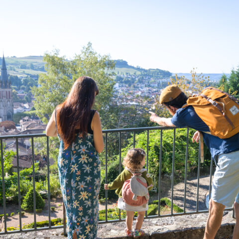 Aurillac vue depuis le château Saint-Etienne