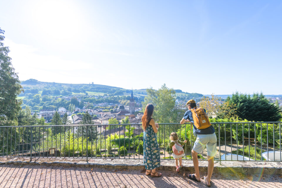 Aurillac vue depuis le château Saint-Etienne