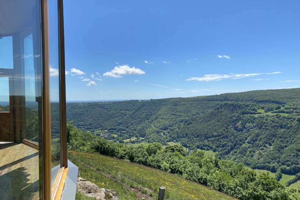 Vue de la vallée de Brezons depuis le belvédère de Vidèche