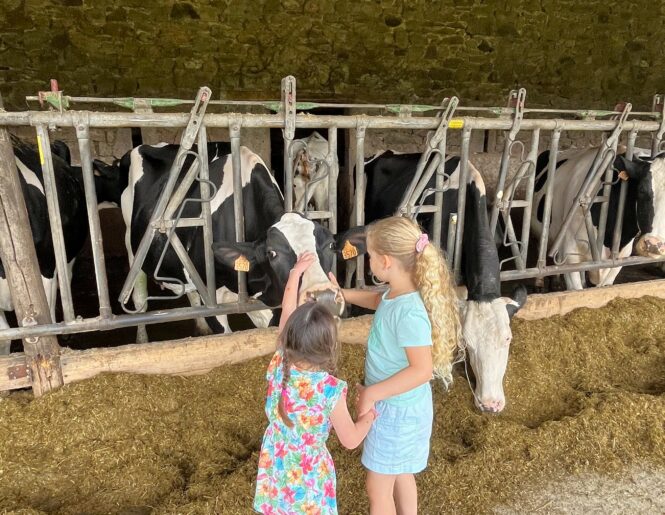 visite de la ferme de Bassignac