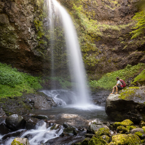 LE FALGOUX : cascade du Biaguin