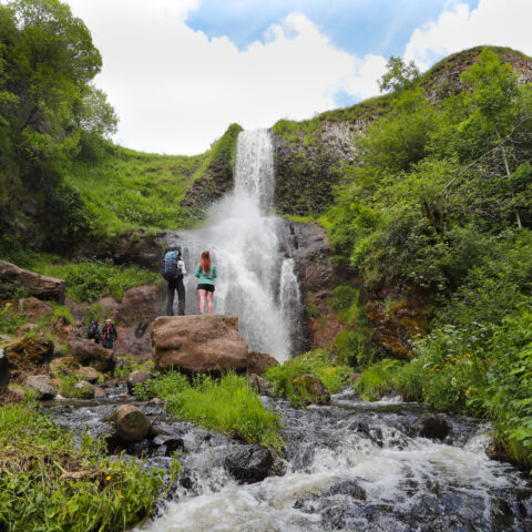 cascade du Saillant à Marcenat