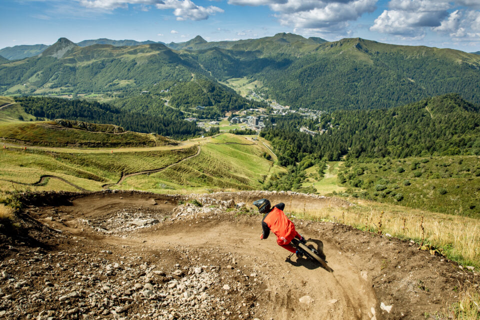 VTT de descente au Lioran