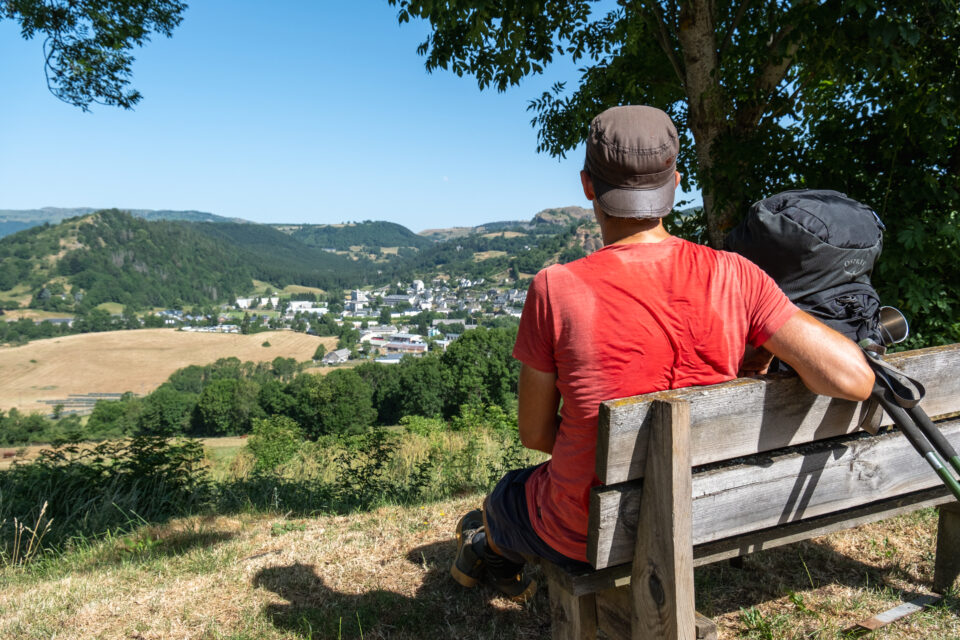 GR400 vue de Murat depuis Bredons